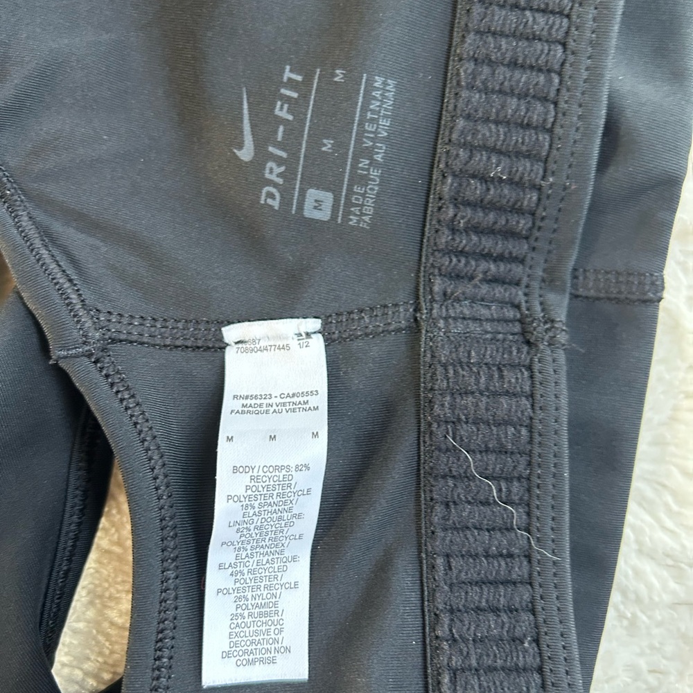 Nike Black Sports Bra Duo with Gold and Silver Accents - Picture 7 of 8